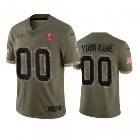 Tröjor Tampa Bay Buccaneers Custom Olive 2022 Salute To Service - Män